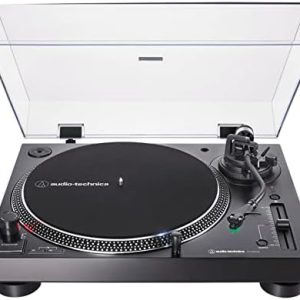 Audio-Technica AT-LPW30BKR Fully Manual Belt-Drive Turntable